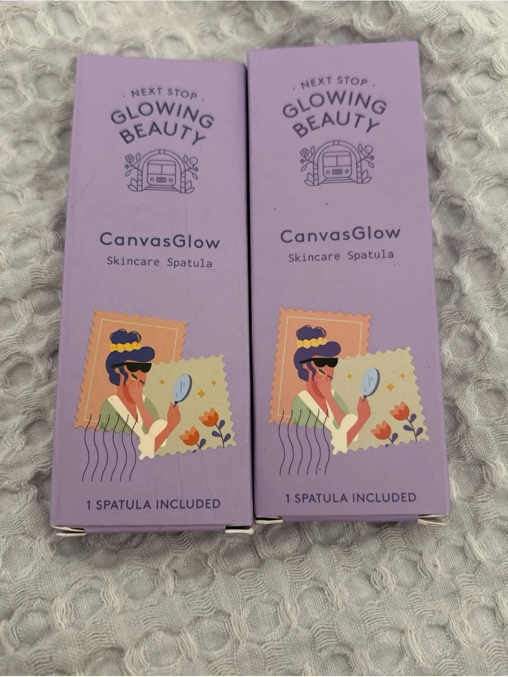 Next Stop Glowing Beauty Canvas Glow Skincare Spatula (2)